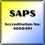 SAPS Accreditation Badge